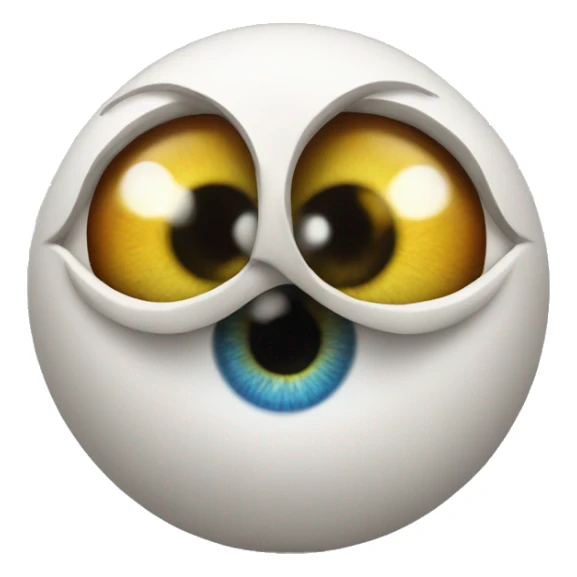 eyeball with two human legs sticker