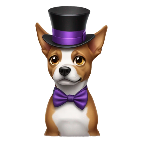 magician dog sticker