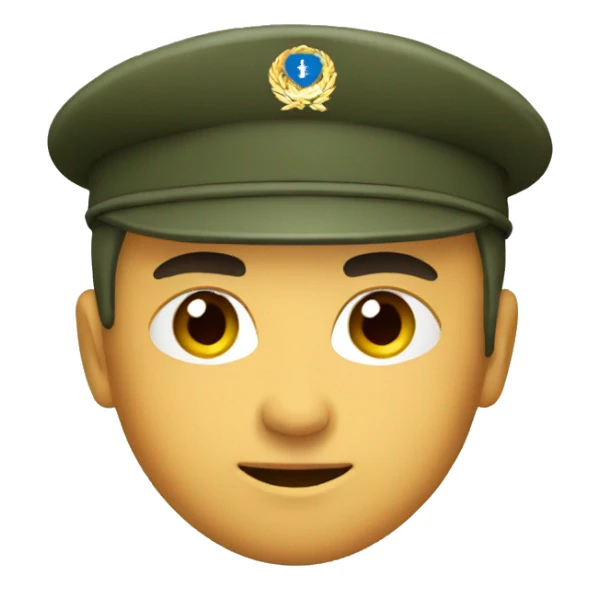 soldier beret  sticker