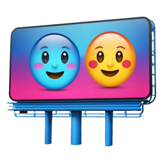 billboard ad sticker