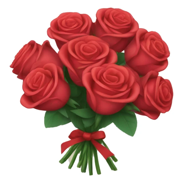 A bouquet of roses sticker