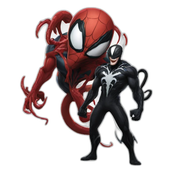 Venom and carnage from marvel sticker