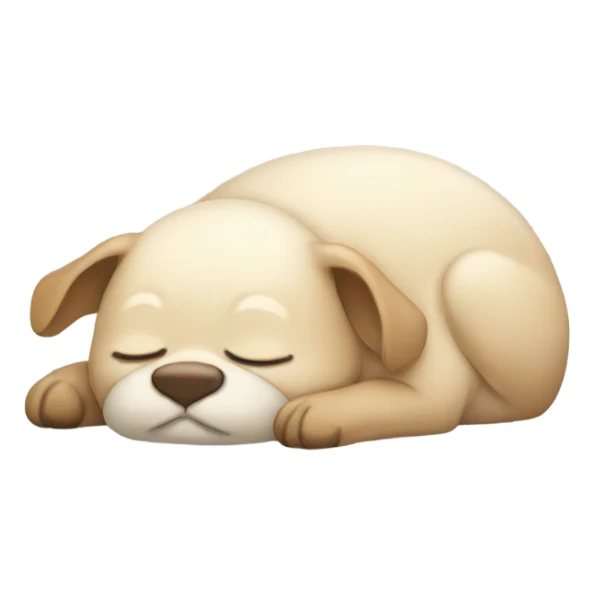 cute animal laying down sleeping sticker