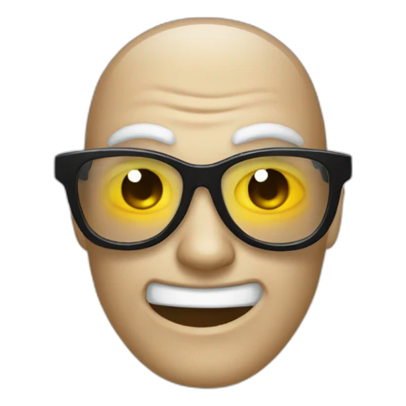 Fantôme en lunette sticker