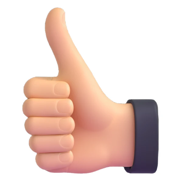 thumbs up sticker