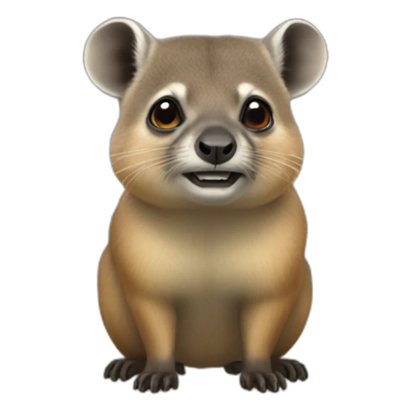 hyrax monja sticker