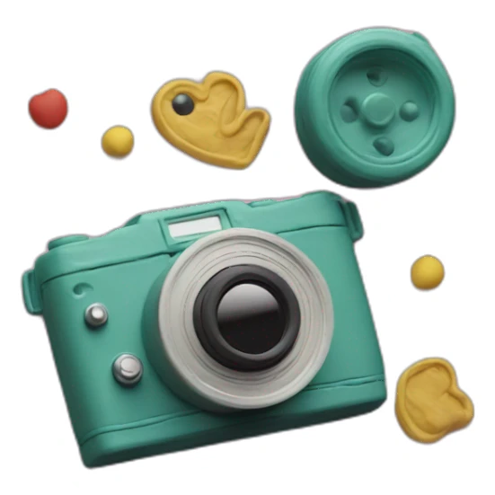 Plasticine Compact Film Camera sticker