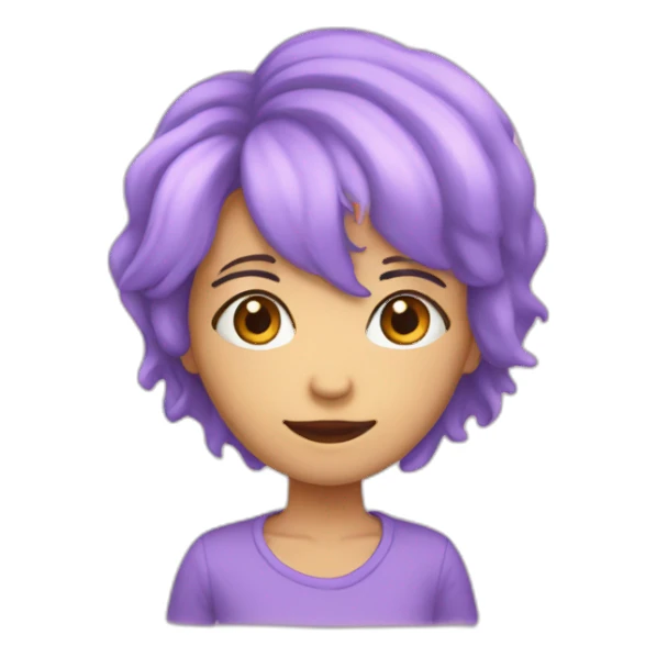 Corur voilet pastel sticker