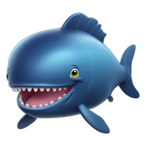 Baleine dans cerveau sticker