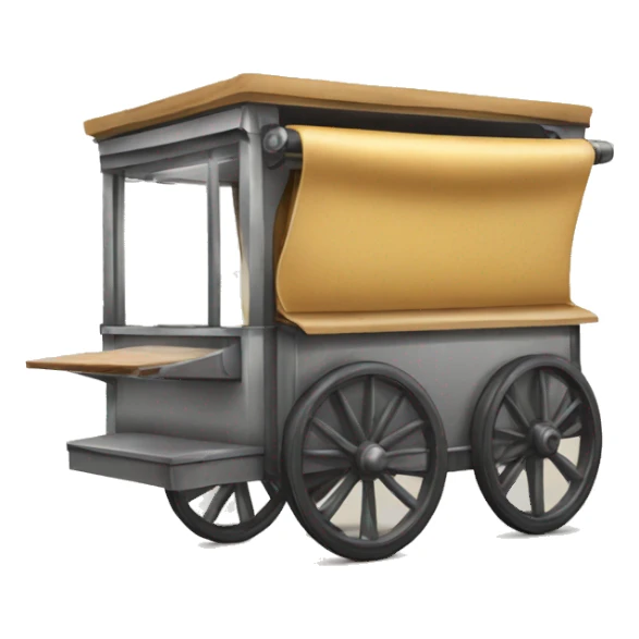 New York street cart Kathi roll sticker
