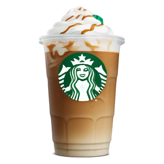 Starbucks iced latte  sticker
