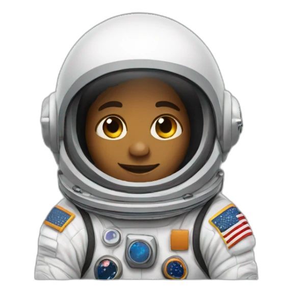 astronaut sticker