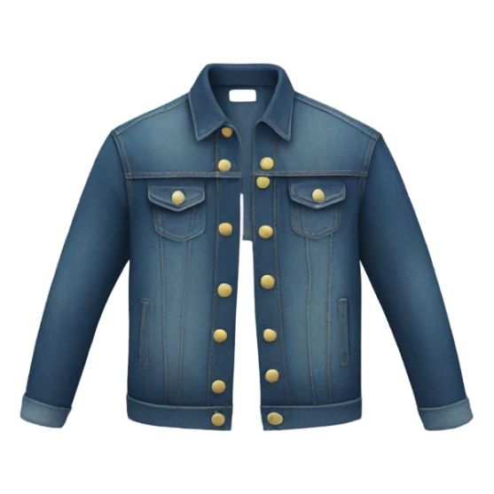 Denim jacket sticker