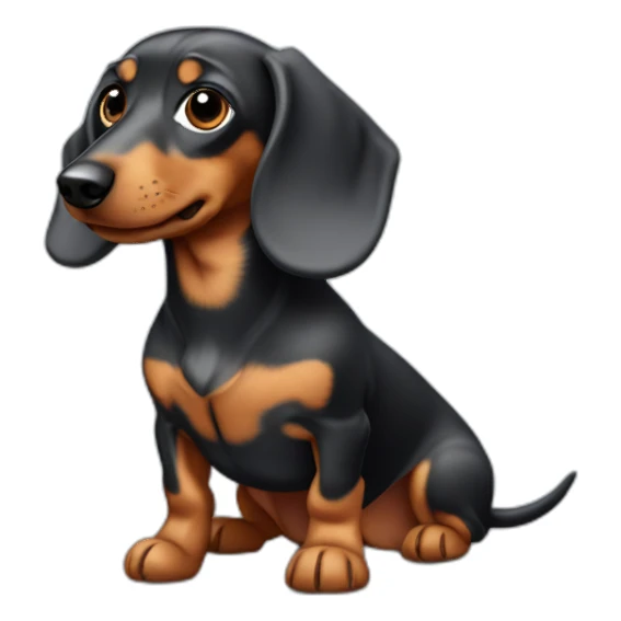 dapple Dachshund named Alfredo sticker