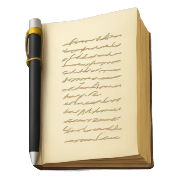 writting book sticker