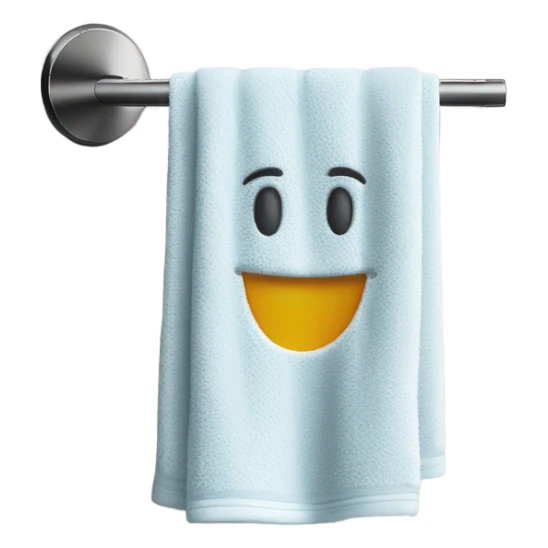  cleaning towel sticker