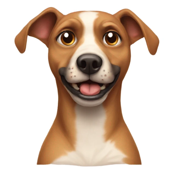 Ugly dog with mom sticker