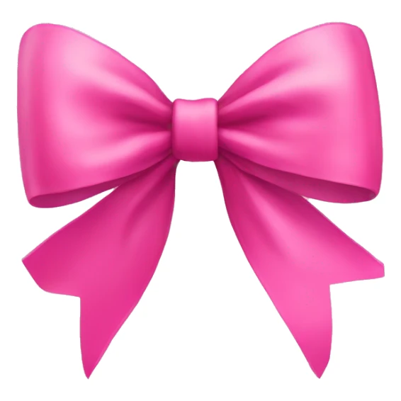 Pink Christmas bow sticker
