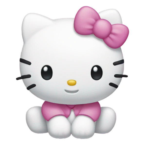 Hello kitty happy sticker