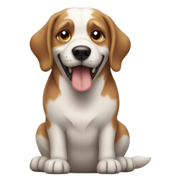 Dog saying no maam sticker