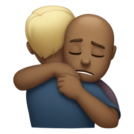 sad hug sticker