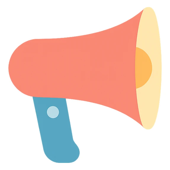 megaphone sticker