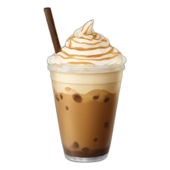 Coffee frappe sticker