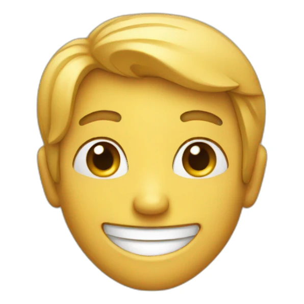 smiling face sticker