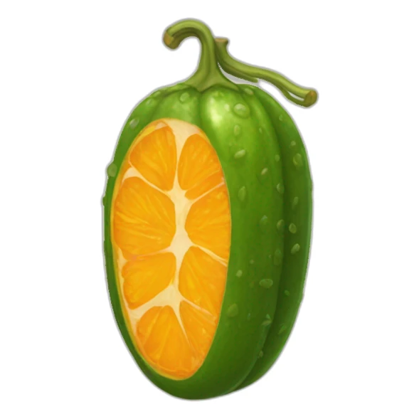 orange-pickle sticker