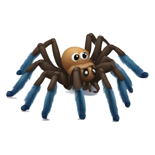 Tarantula with blue toes  sticker