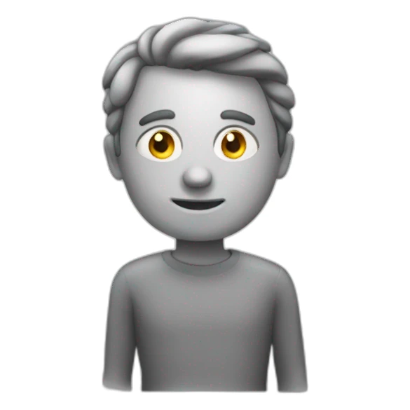 Chat gris qui fume sticker