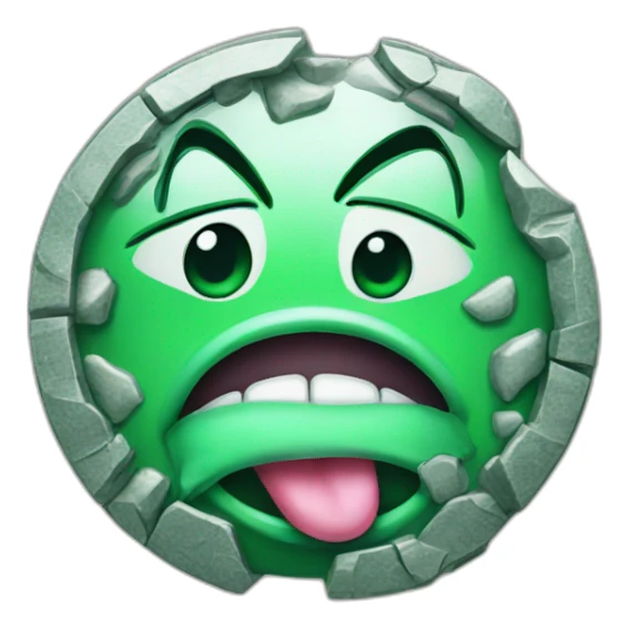 dollar tongue sticker