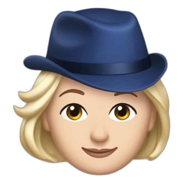 Marie le Pen avec Emanuelle Macron sticker