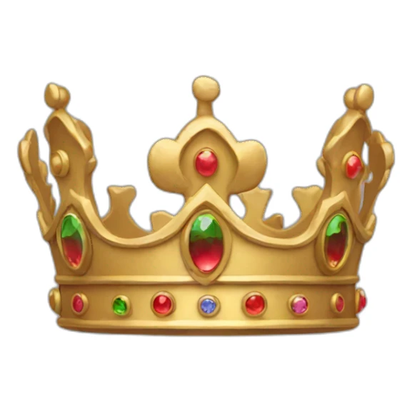 crown without gems sticker