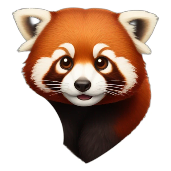 red-panda-heart sticker