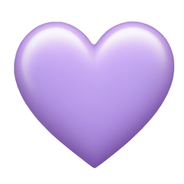Pastel purple heart sticker