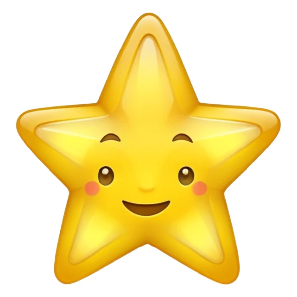 una estrella sticker