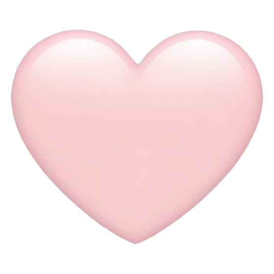 Heart in a light pink  sticker