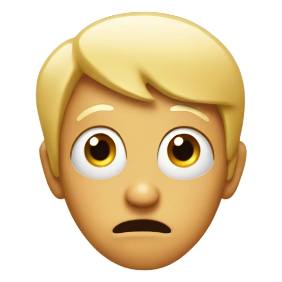 confused and nervous sticker