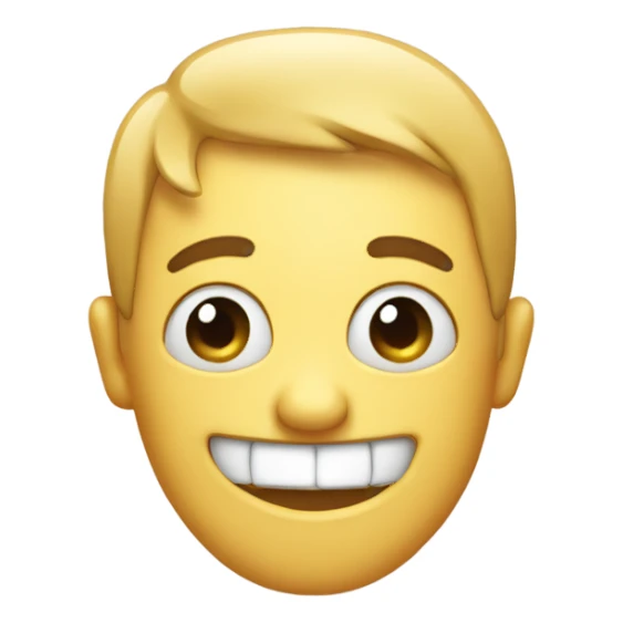 emoji winking and tapping their head sticker