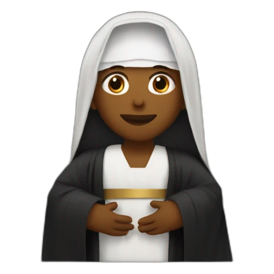 Jésus avec un abaya sticker