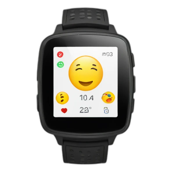 a smartwatch with gps sticker