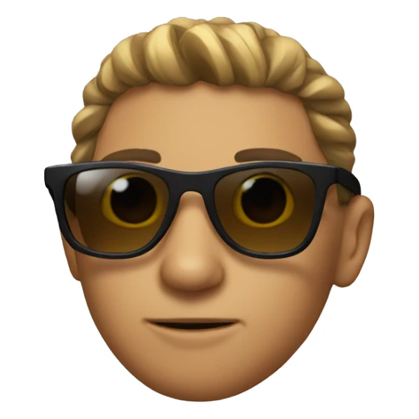 Me with sunglasses  sticker