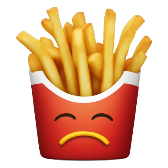 Mcdonald fries sticker