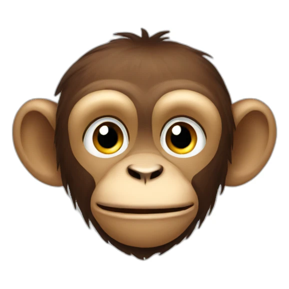Monkey sticker