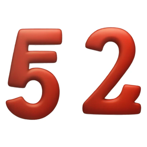 The number 520 in red text sticker