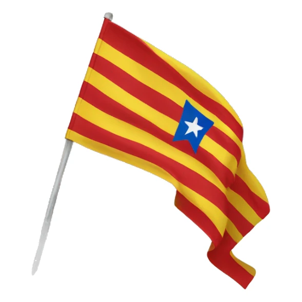 Flag of Catalunya sticker
