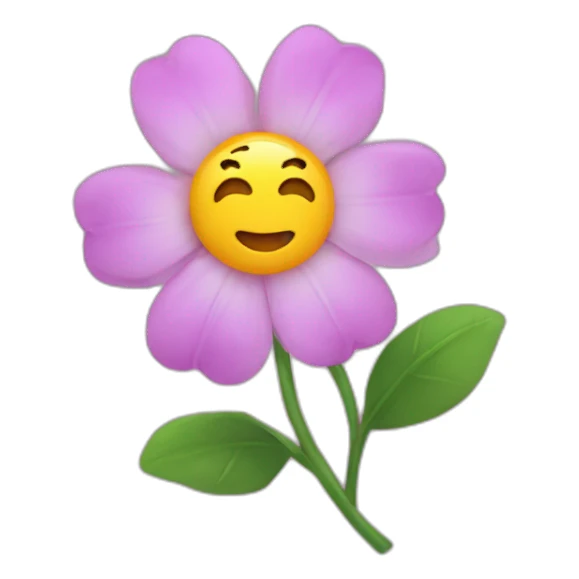 Un cœur est une fleur sticker
