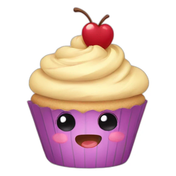 cupcake cute cartoon sticker