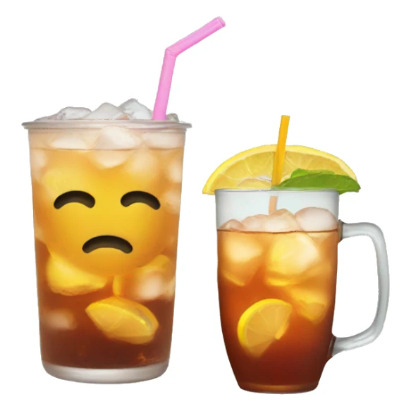 Ice tea and warmer weather  sticker